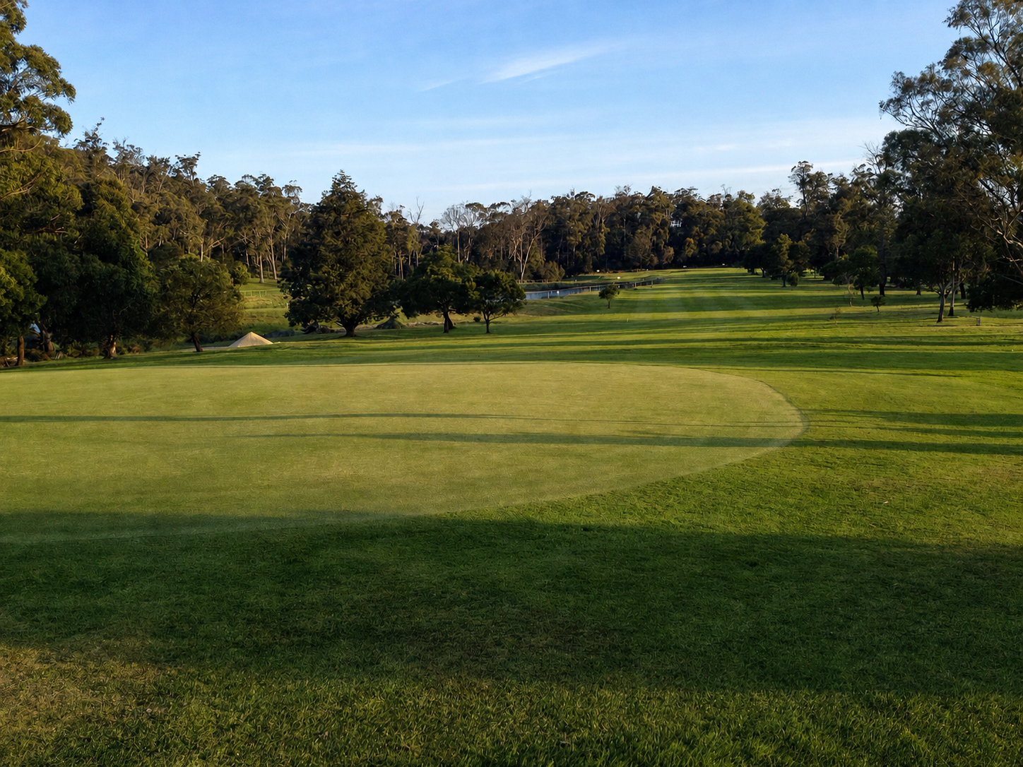 Fairway and green at Exeter Golf Club
