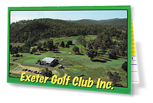 Exeter Golf Club Score Card