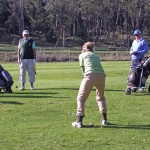 Some of the golfers having a great day at Exeter's Holden Scramble Day.